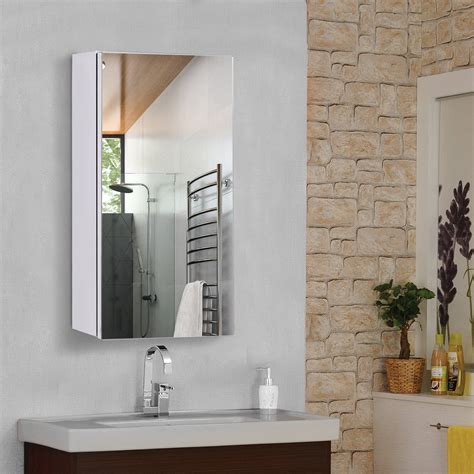 homcom stainless steel bathroom cabinet|homcom mirror cabinet.